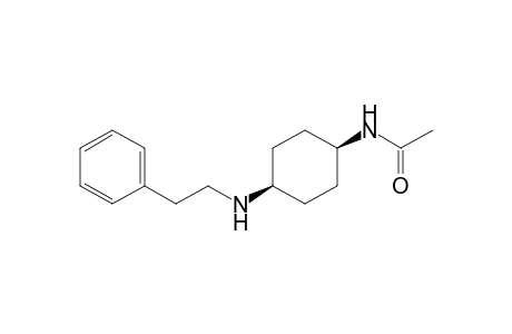 Acetamide, N-[4-[(2-phenylethyl)amino]cyclohexyl]-, cis-