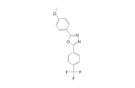 2-(4-TRIFLUOROMETHYLPHENYL)-5-(4-METHOXYPHENYL)-1,3,4-OXADIAZOLE