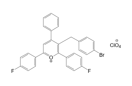 2,6-bis(p-fluorophenyl)-3-(p-bromobenzyl)-4-phenylpyrylium perchlorate