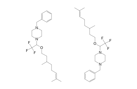 1-BENZYL-4-[1-[(3,7-DIMETHYL-6-OCTENYL)-OXY]-2,2,2-TRIFLUOROETHYL]-PIPERAZINE
