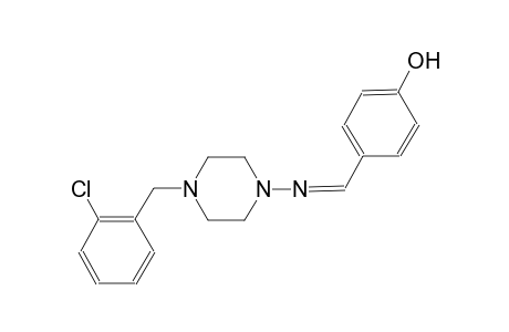 phenol, 4-[(Z)-[[4-[(2-chlorophenyl)methyl]-1-piperazinyl]imino]methyl]-