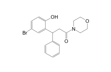 phenol, 4-bromo-2-[3-(4-morpholinyl)-3-oxo-1-phenylpropyl]-