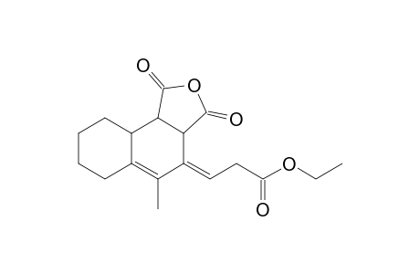 4-[2'-(Ethoxycarbonyl)ethylidene]-5-methylbicyclo[4.4.0]dec-5-ene-2,3-dicarboxylix anhydride