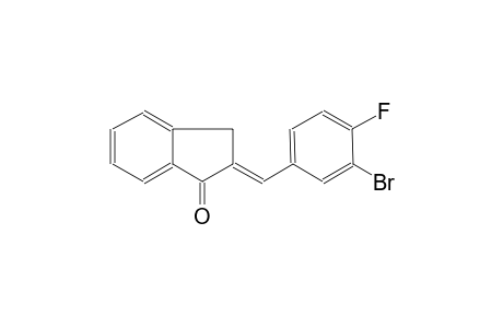 (2E)-2-(3-bromo-4-fluorobenzylidene)-2,3-dihydro-1H-inden-1-one