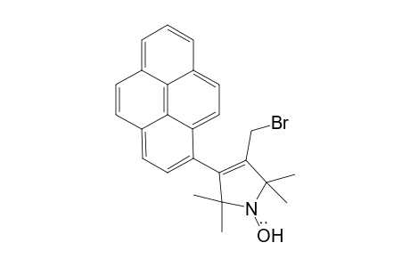 3-(Bromomethyl)-1-oxyl-4-(pyren-1'-yl)-2,2,5,5-tetramethyl-2,5-dihydro-1H-pyrrole
