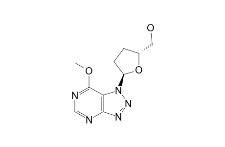 1-(2,3-DIDEOXY-ALPHA-D-GLYCERO-PENTOFURANOSYL)-7-METHOXY-1H-1,2,3-TRIAZOLO-[4,5-D]-PYRIMIDINE