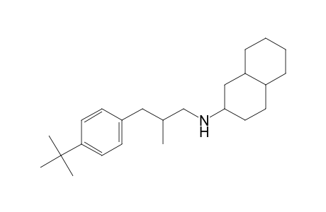 2-Naphthalenamine, N-[3-[4-(1,1-dimethylethyl)phenyl]-2-methylpropyl]decahydro-