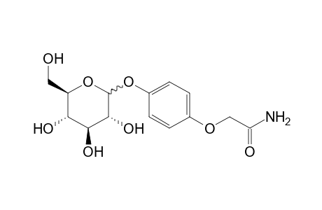 2-[p-(glucopyranosyloxy)phenoxy]acetamide