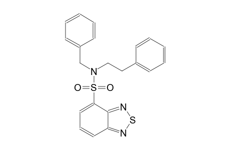 2,1,3-benzothiadiazole-4-sulfonamide, N-(2-phenylethyl)-N-(phenylmethyl)-