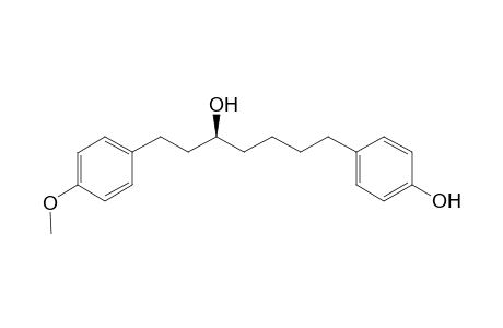 (+)-4-[ (5S)-5-Hydroxy-7-(4-methoxyphenyl)heptyl]phenol