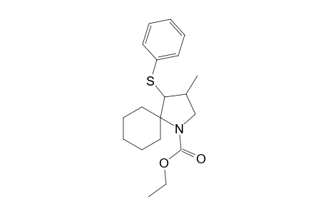 Ethyl 3-methyl-4-(phenylsulfanyl)-1-azaspiro[4.5]decane-1-carboxylate