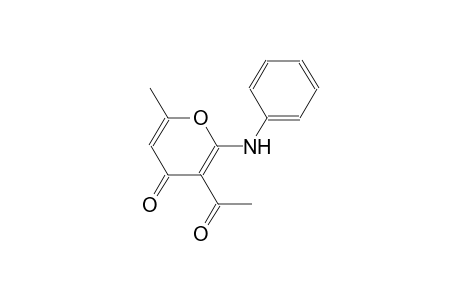 3-acetyl-2-anilino-6-methyl-4H-pyran-4-one