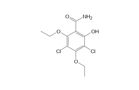 SALICYLAMIDE, 3,5-DICHLORO-4,6-DI- ETHOXY-,