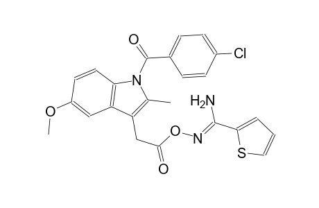 N'-({2-[1-(4-chlorobenzoyl)-5-methoxy-2-methyl-1H-indol-3-yl]acetyl}oxy)-2-thiophenecarboximidamide