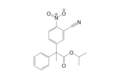 Iso-Propyl 2-phenyl-2-(3-cyano-4-nitrophenyl)propionate