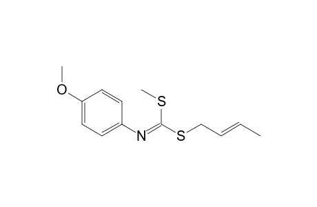 (2E)-but-2-en-1-yl methyl (4-methoxyphenyl)dithioimidocarbonate