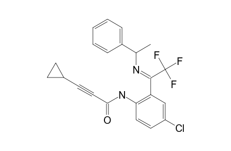N-[2-[(3R)-(1Z)-2-AZA-3-PHENYL-1-(TRIFLUOROMETHYL)-BUT-1-ENYL]-4-CHLOROPHENYL]-3-CYCLOPROPYLPROP-2-YNAMIDE