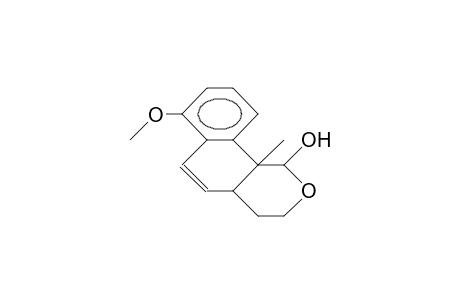 3-Hydroxy-11-methoxy-2-methyl-4-oxa-tricyclo(7.4.0.0/2,7/)tetradeca-8,10,12,14-tetraene