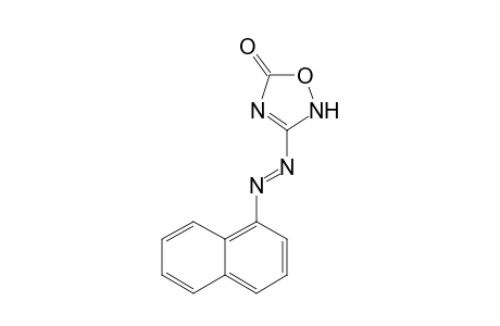 3-(1'-Naphthylazo)-1,2,4-oxadiazol-5-one