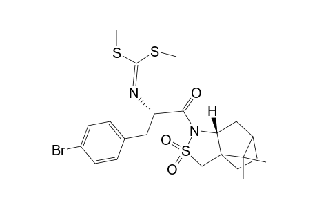 (2R)-N-{(2S)-2-{[bis(Methylthio) methylidene]amino}-3-(4'-bromophenyl)propan-1-oyl}-bornane-10,2-sultam