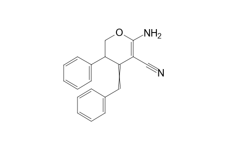 6-Amino-4-benzylidene-3-phenyl-3,4-dihydro-2H-pyran-5-carbonitrile