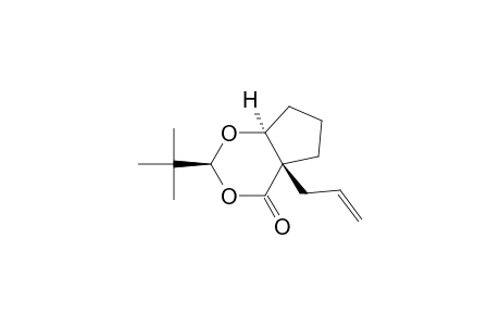 Cyclopenta-1,3-dioxin-4(4aH)-one, 2-(1,1-dimethylethyl)tetrahydro-4a-(2-propenyl)-, [2S-(2.alpha.,4a.beta.,7a.beta.)]-