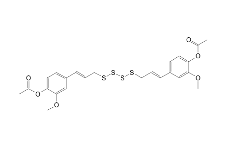 Phenol, 4,4'-(tetrathiodi-1-propene-3,1-diyl)bis[2-methoxy-, diacetate, (E,E)-
