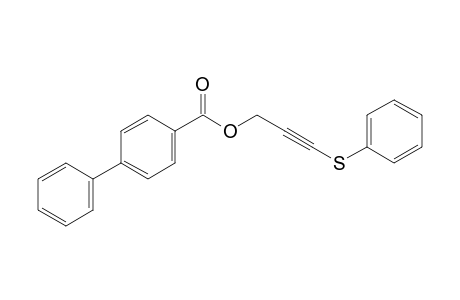 3-(p-Phenylbenzoyloxy)-1-(phenylthio)prop-1-yne