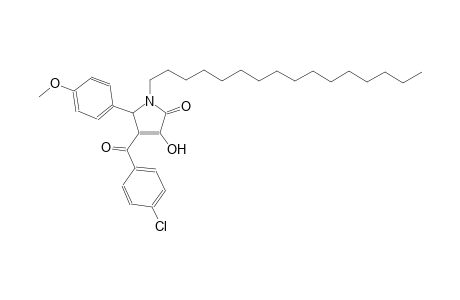 4-(4-chlorobenzoyl)-1-hexadecyl-3-hydroxy-5-(4-methoxyphenyl)-1,5-dihydro-2H-pyrrol-2-one