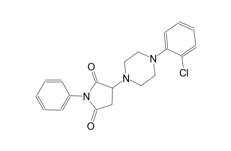 3-[4-(2-chlorophenyl)-1-piperazinyl]-1-phenyl-2,5-pyrrolidinedione