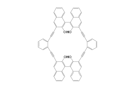 [(R,R)-3,3'-Bis[(3,4-(phenylene)hexa-1,5-diyndiyl]-2,2'-bi-(2-naphthol)] dimer [1,2-phenylene-1,1'-bis(3,3'-diethynyl)-1,1'-bi-2-naphthol) dimer]