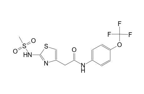 4-thiazoleacetamide, 2-[(methylsulfonyl)amino]-N-[4-(trifluoromethoxy)phenyl]-