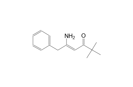 (4Z)-5-amino-2,2-dimethyl-6-phenyl-4-hexen-3-one