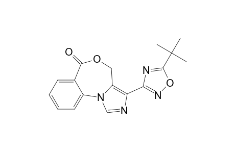 4H,6H-Imidazo[1,5-a][4,1]benzoxazepin-6-one, 3-[5-(1,1-dimethylethyl)-1,2,4-oxadiazol-3-yl]-