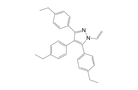 3,4,5-Tris(4-ethylphenyl)-1-vinyl-1H-pyrazole