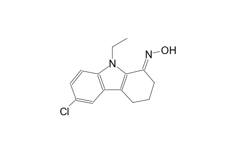 (1E)-6-chloro-9-ethyl-2,3,4,9-tetrahydro-1H-carbazol-1-one oxime