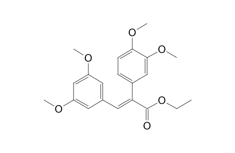 3-(3,5-dimethoxyphenyl)-2-(3,4-dimethoxyphenyl)acrylic acid ethyl ester
