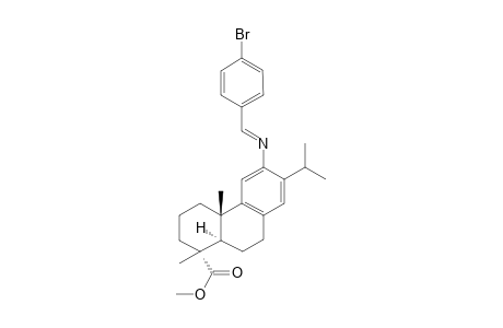 (1R,4aS,10aR)-methyl 6-((E)-4-bromobenzylideneamino)-7-isopropyl-1,4a-dimethyl-1,2,3,4,4a,9,10,10a-octahydrophenanthrene-1-carboxylate