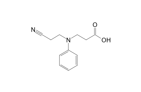 3-[2-cyanoethyl(phenyl)amino]propanoic acid