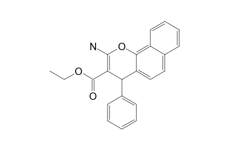 2-AMINO-3-ETHOXYCARBONYL-4-PHENYL-4H-NAPHTHO-[1.2-B]-PYRAN