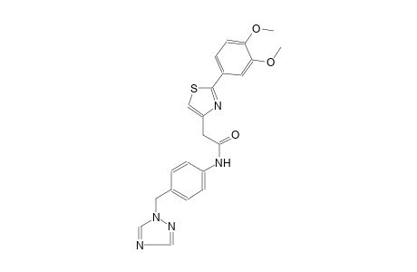 4-thiazoleacetamide, 2-(3,4-dimethoxyphenyl)-N-[4-(1H-1,2,4-triazol-1-ylmethyl)phenyl]-