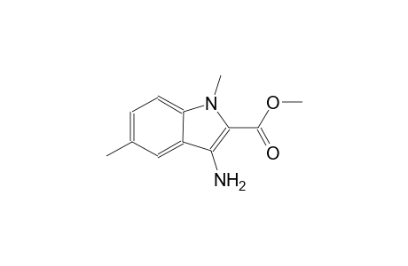 1H-indole-2-carboxylic acid, 3-amino-1,5-dimethyl-, methyl ester