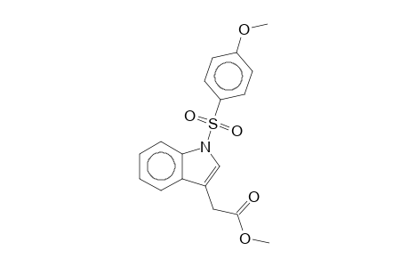1H-Indole-3-acetic acid, 1-[(4-methoxyphenyl)sulfonyl]-, methyl ester