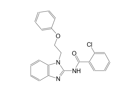 2-chloro-N-[1-(2-phenoxyethyl)-1H-benzimidazol-2-yl]benzamide