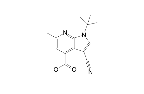 Methyl 1-tert-Butyl-3-cyano-6-methyl-1H-pyrrolo[2,3-b]pyridine-4-carboxylate