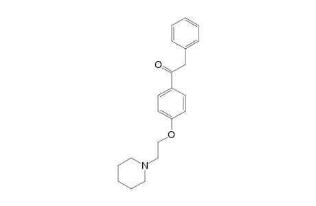 2-PHENYL-(4-PIPERIDINYLETHOXYPHENYL)-ETHAN-1-ONE