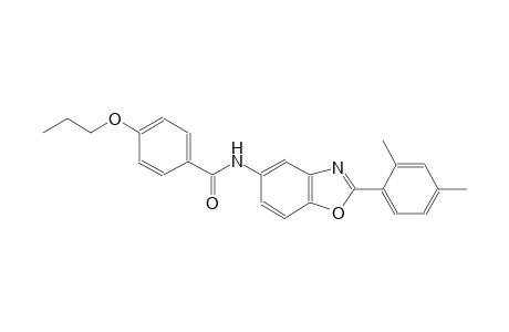 benzamide, N-[2-(2,4-dimethylphenyl)-5-benzoxazolyl]-4-propoxy-