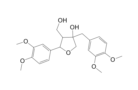 3-Furanmethanol, 2-(3,4-dimethoxyphenyl)-4-[(3,4-dimethoxyphenyl)methyl]tetrahydro-4-hydroxy-, [2R-(2.alpha.,3.alpha.,4.beta.)]-