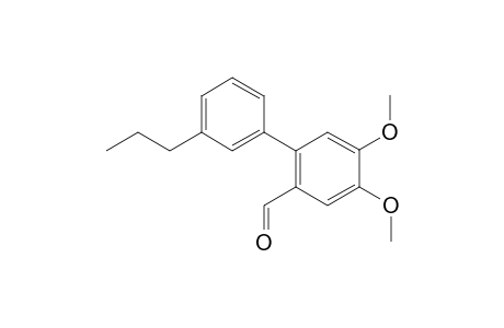 4,5-Dimethoxy-3'-n-propyl-[1,1']-biphenyl-2-carbaldehyde