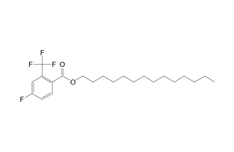 4-Fluoro-2-trifluoromethylbenzoic acid, tetradecyl ester